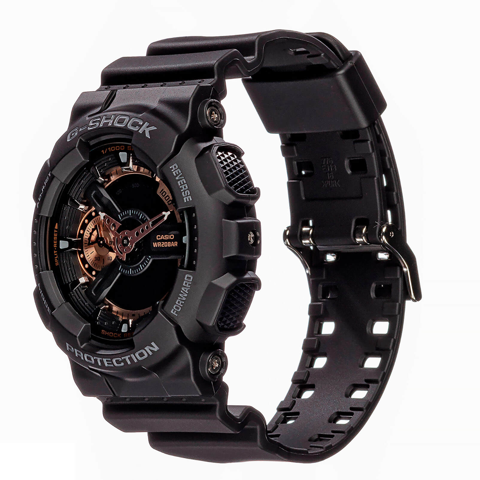 Casio Casio G-Shock GA-110RG-1A электронные мужские часы часы крупный план черный циферблата