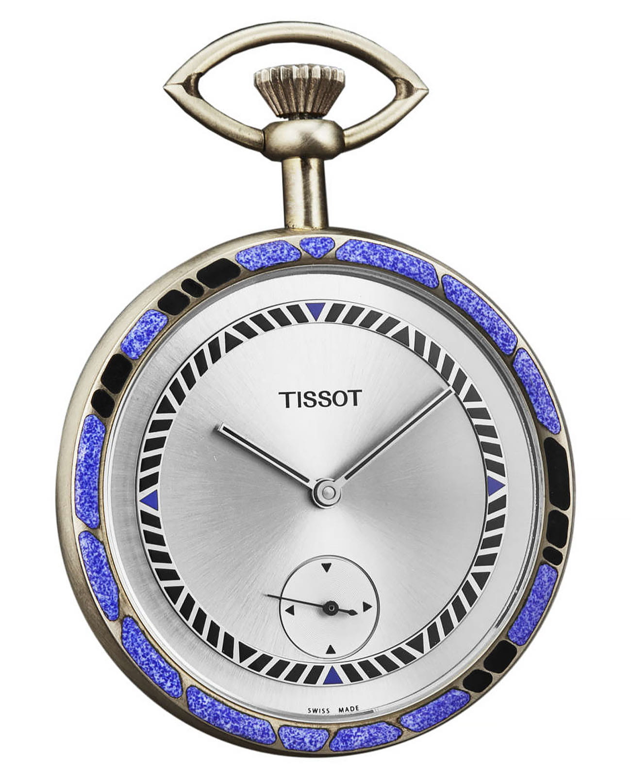 Tissot Tissot Lepine Diamonds T82.9.453.34  T82945334 механические мужские часы серебристый циферблат, браслет латунь — вид спереди