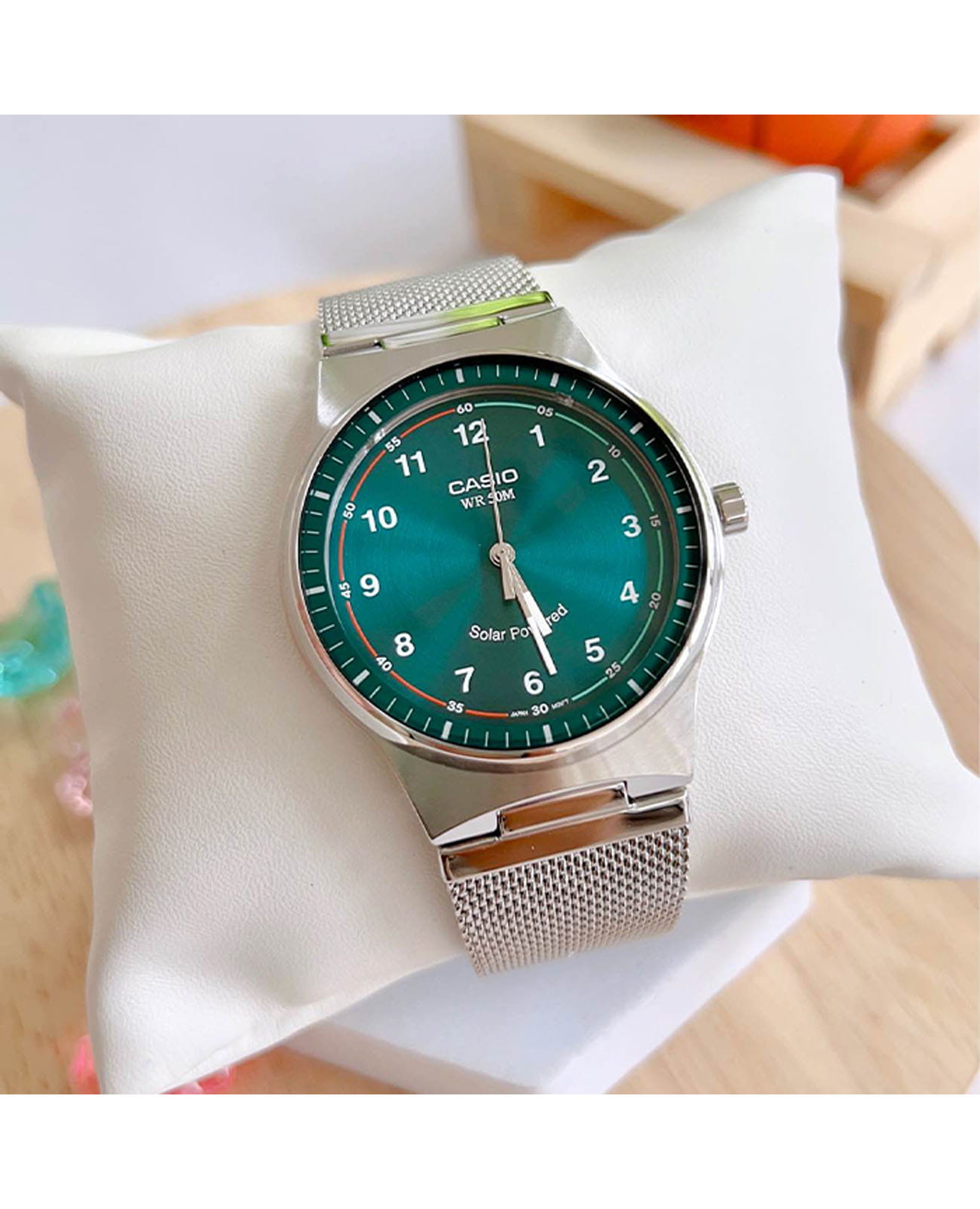 Casio Casio Collection MTP-RS105M-3B, collection япония мужские часы на браслете нержавеющая сталь боковой вид