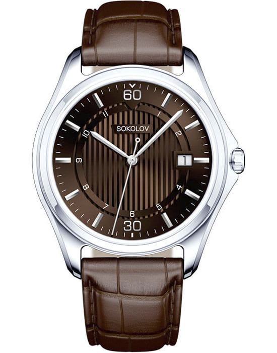 Sokolov 135.30.00.000.08.03.3 , наручные мужские часы фото под углом