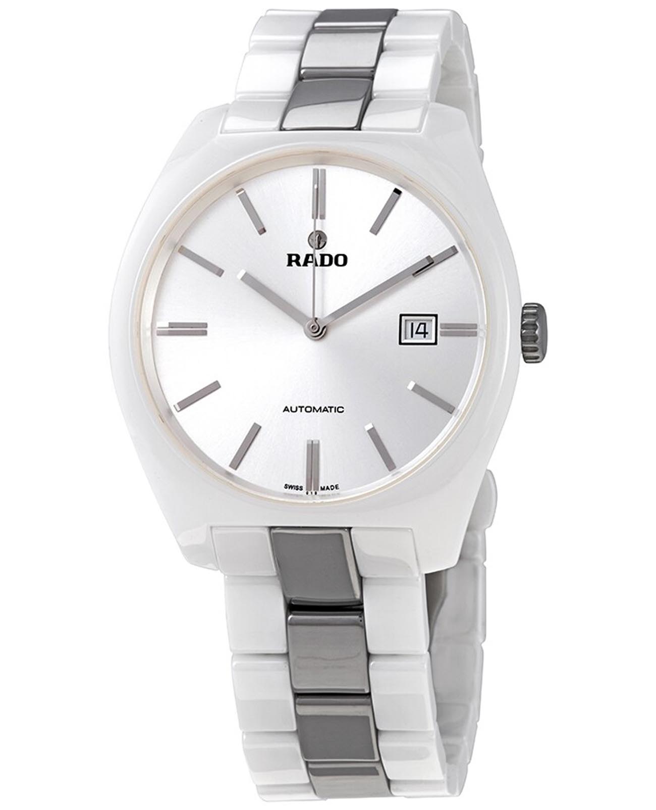 Rado Rado D-Star R31507102 Automatic R31507102 механические мужские часы серебристый циферблат, браслет сталь + высокотехнологичная керамика — вид спереди