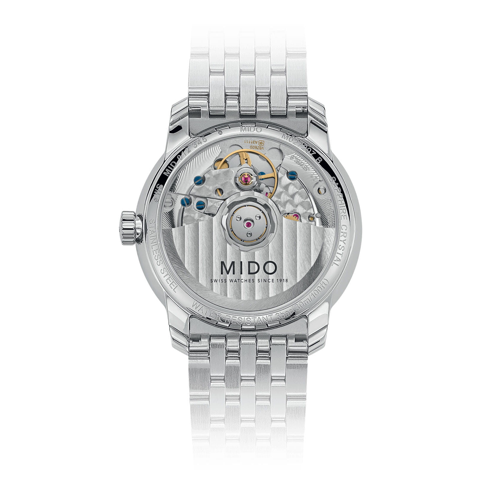 Mido Mido Baroncelli Smiling Moon Lady M027.207.11.010.01 , наручные женские часы фото под углом