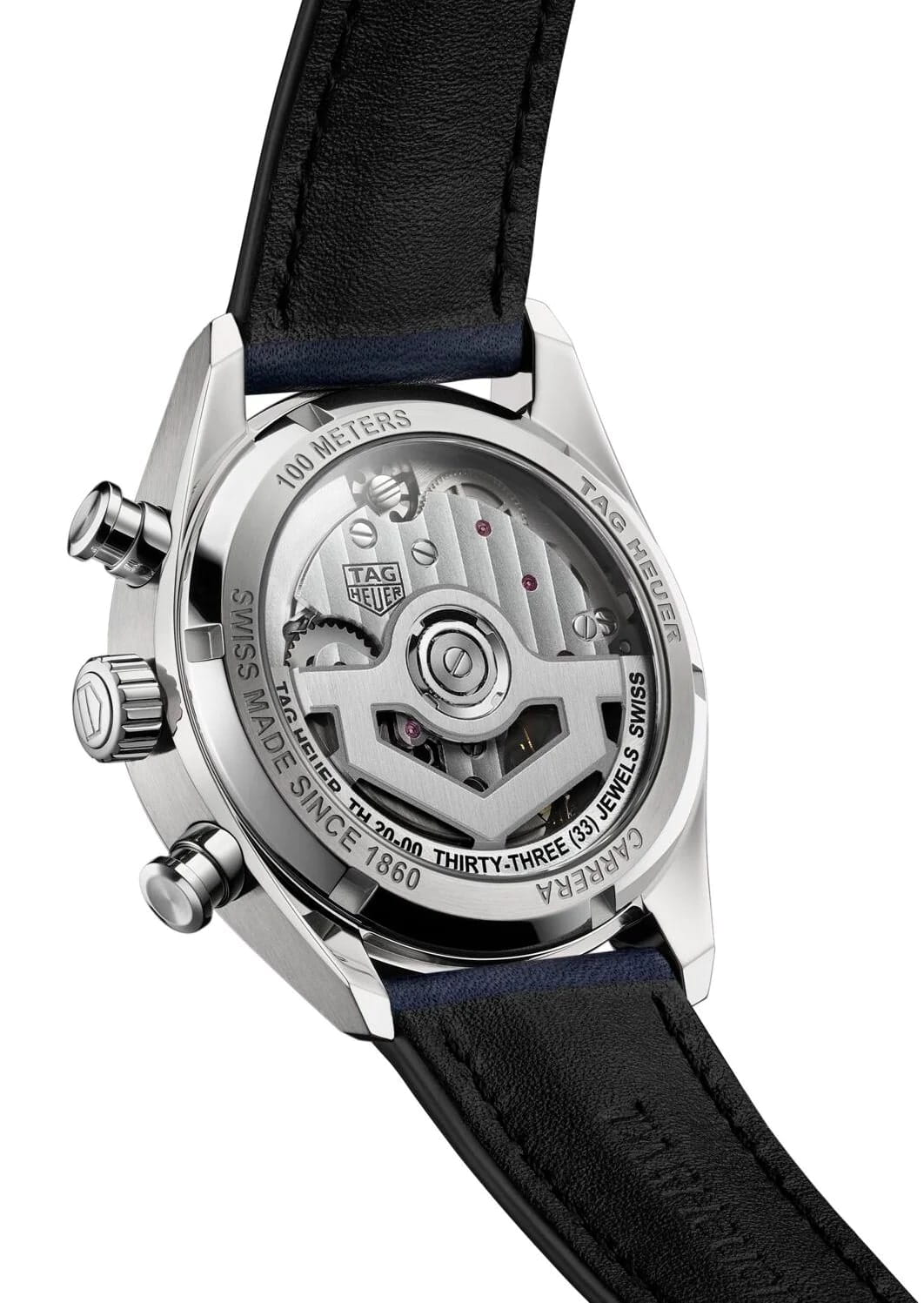 TAG Heuer TAG Heuer Carrera Chronograph CBS2212.FC6535, carrera швейцария мужские часы на браслете кожаный боковой вид