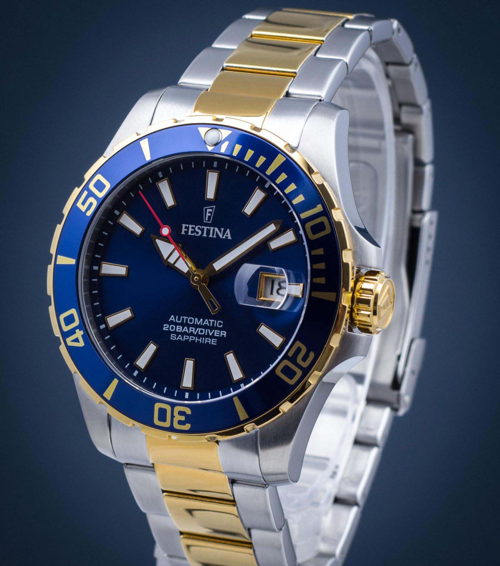 Festina Festina Automatic F20532/1 , наручные мужские часы фото под углом