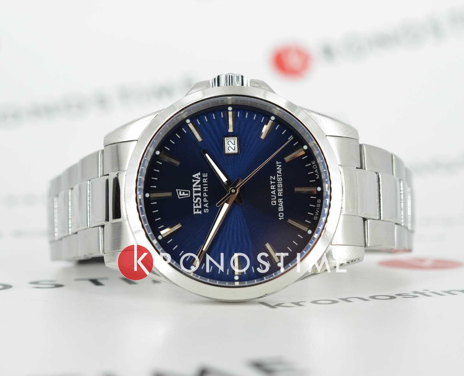 Festina Festina Swiss Made F20024/3 , наручные мужские часы фото под углом