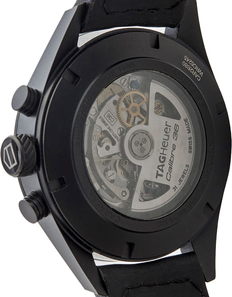 TAG Heuer TAG Heuer Carrera CAR2B80.FC6325  - задняя крышка металл титан корпуса, швейцария часы