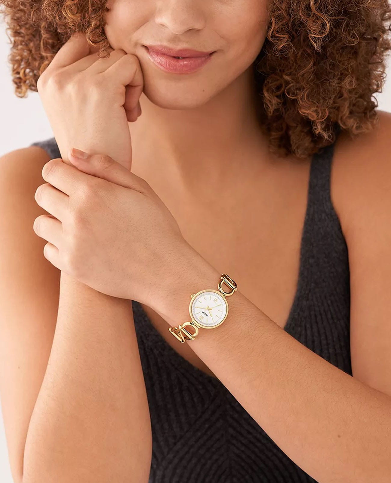Fossil Fossil Carlie ES5272 , наручные женские часы фото под углом