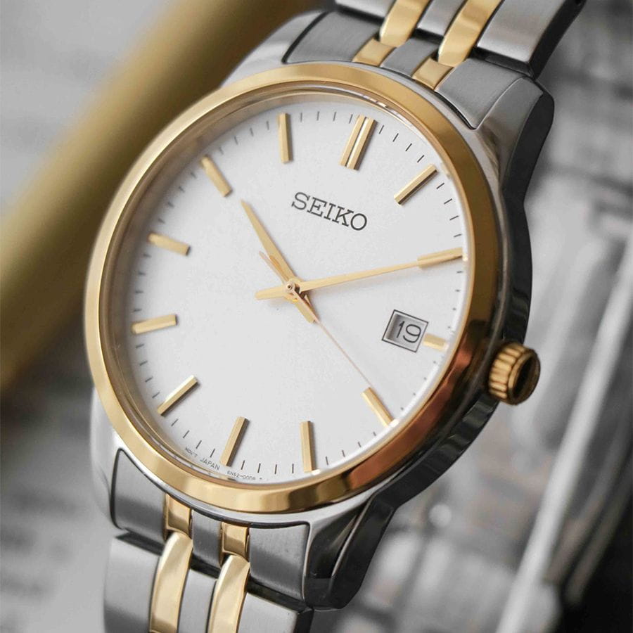 Оригинальные часы Seiko Seiko Discover More SUR410P1 кварцевые калибр механизма 6n22 общий вид