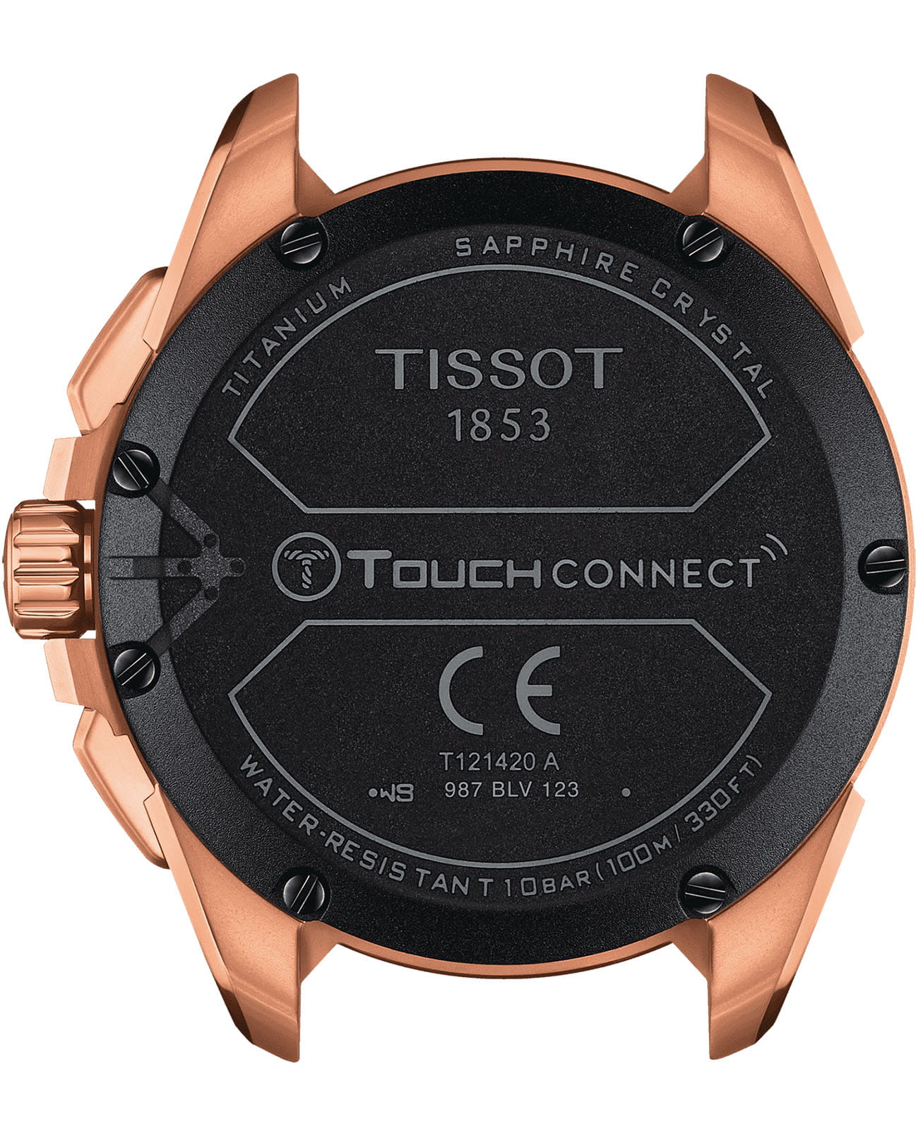 Tissot Tissot T-Touch Connect Solar T121.420.47.051.02 кварцевые мужские часы часы крупный план серый циферблата