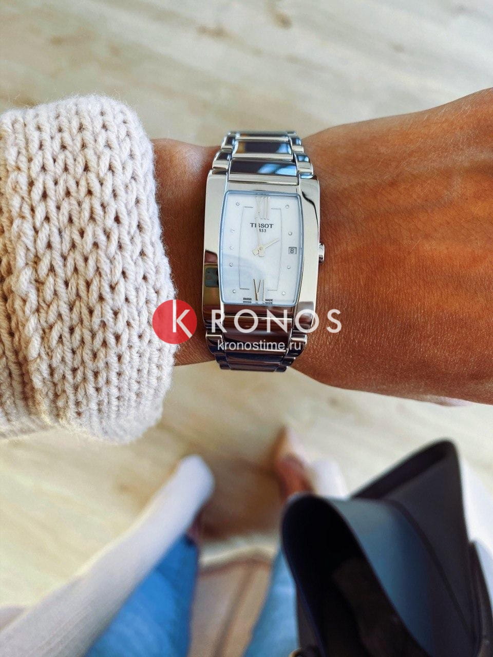 Tissot Tissot Generosi-T T105.309.11.116.00  - задняя крышка сталь металл корпуса, швейцария часы