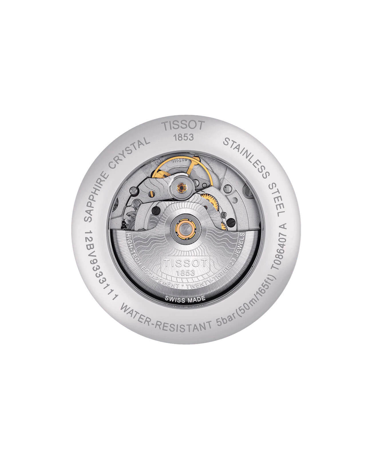 Tissot Tissot Luxury Powermatic 80 T086.407.11.061.00 , наручные мужские часы фото под углом