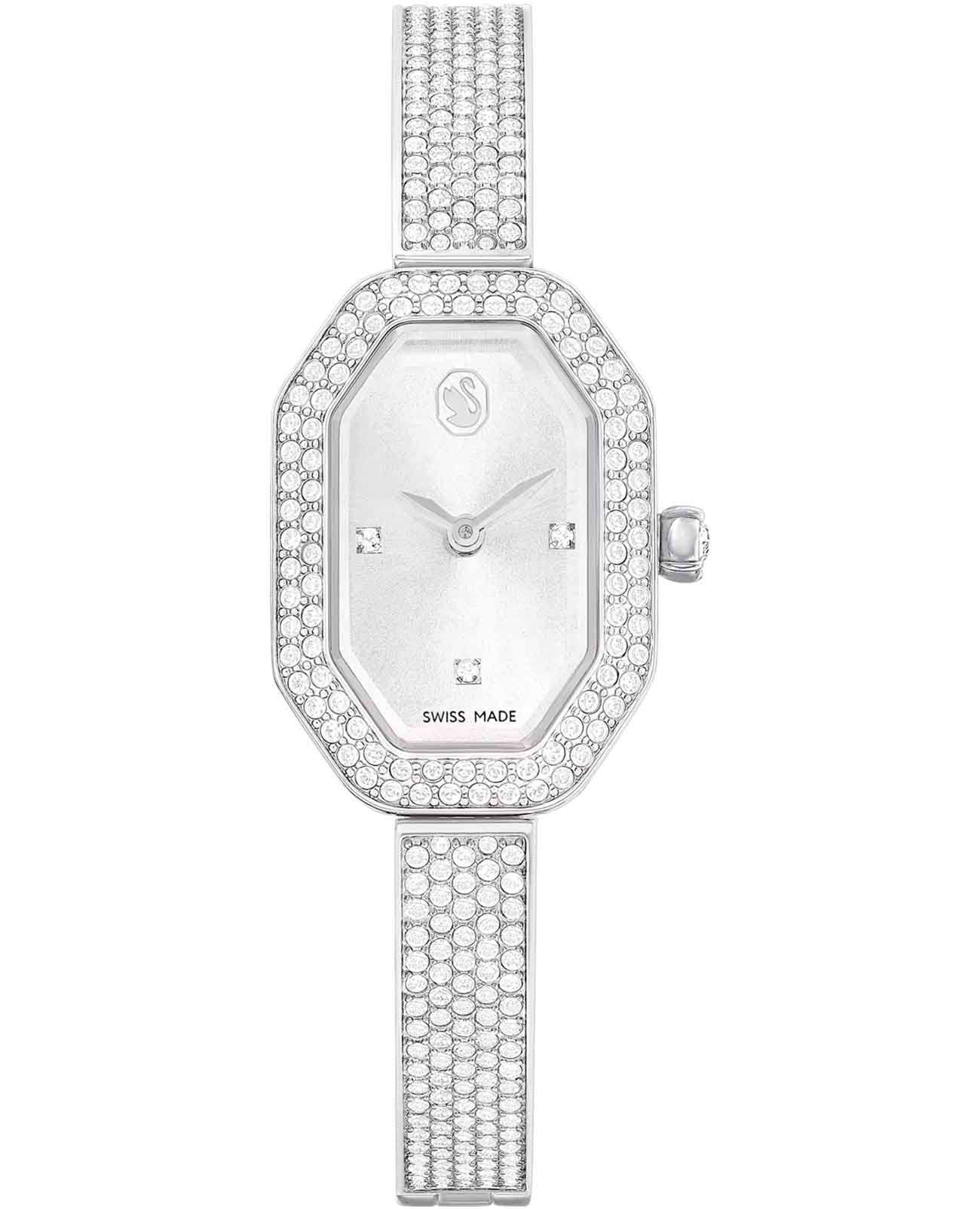 Swarovski Swarovski Dextera Bangle 5672977  5672977 кварцевые женские часы серебристый циферблат, браслет нержавеющая сталь — вид спереди