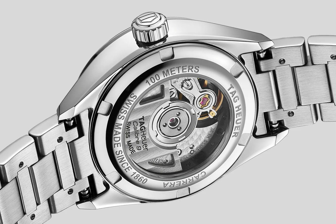 TAG Heuer WBN2414.BA0621 женские часы застежка крупным планом