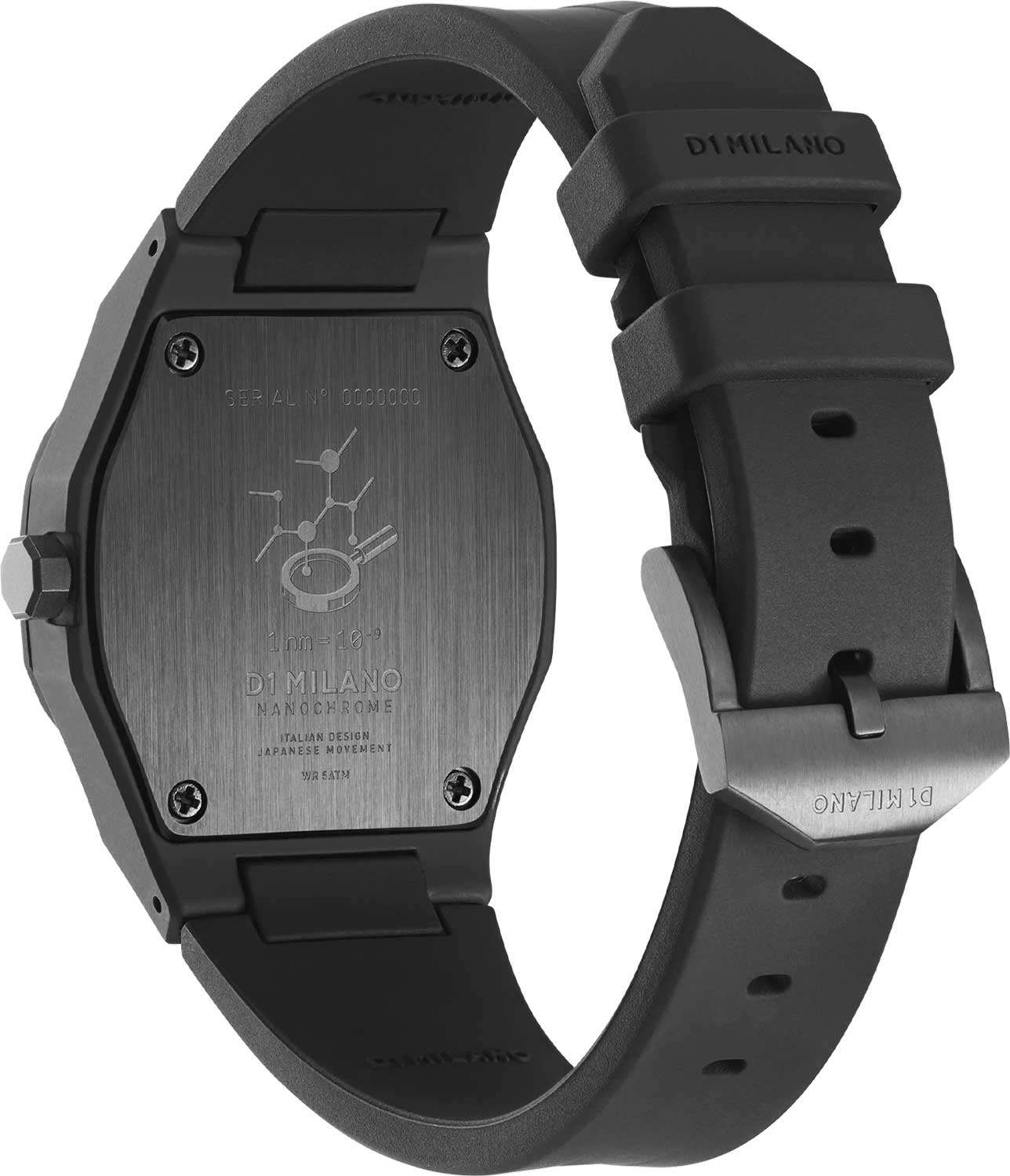 Оригинальные часы D1 Milano D1 Milano Nanochrome NCRJ03 кварцевые калибр механизма seiko общий вид