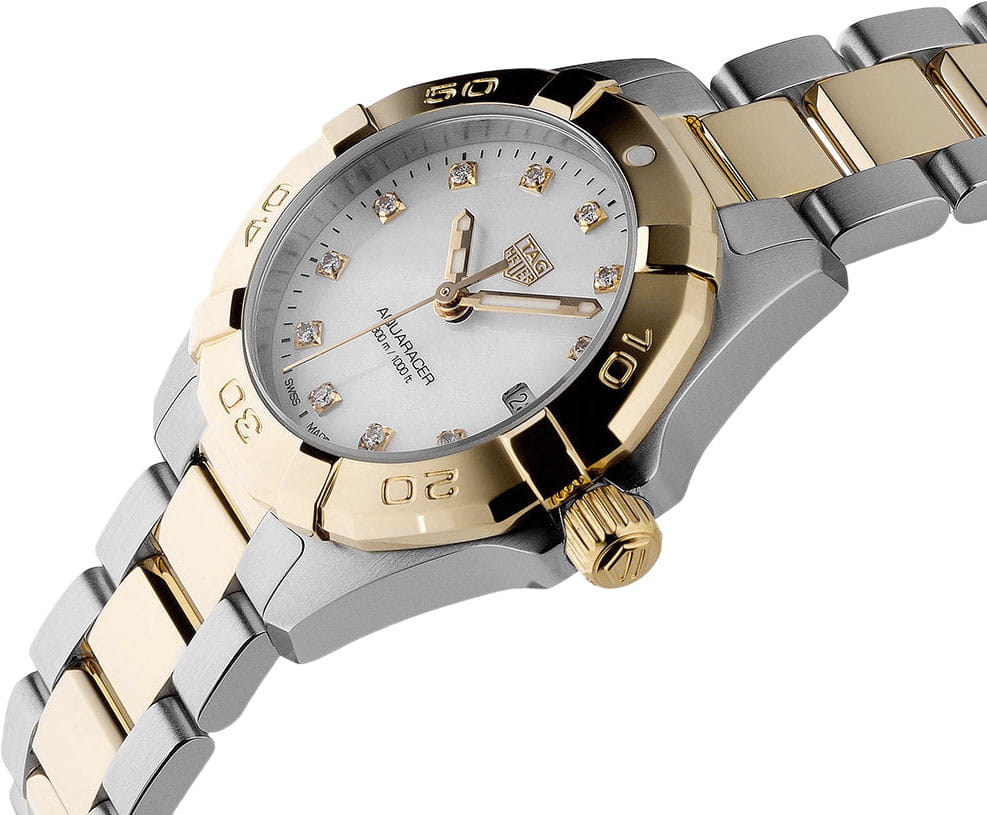 TAG Heuer TAG Heuer Aquaracer WBD1422.BB0321 женские часы перламутровый циферблат на запястье