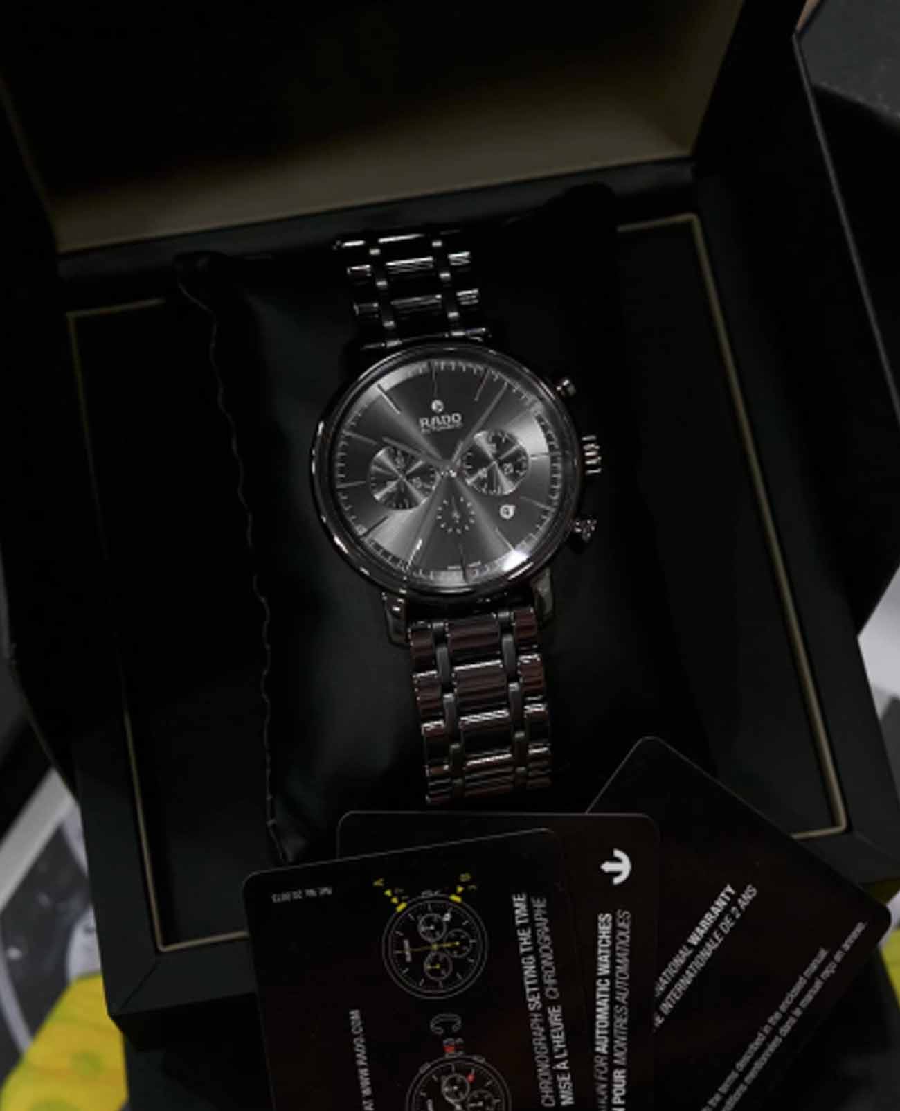 Rado Rado HyperChrome Automatic Chronograph R14076112 мужские часы серый циферблат на запястье