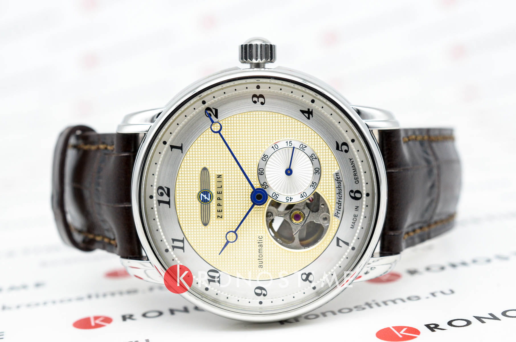 Zeppelin Zeppelin Fridrichshafen 85665 , наручные мужские часы фото под углом