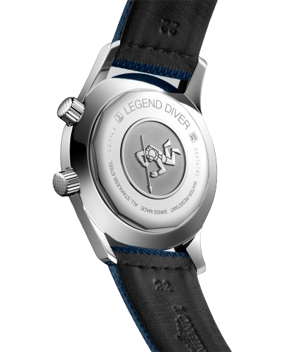 Longines Longines Legend Diver Watch L3.774.4.90.2 , наручные мужские часы фото под углом