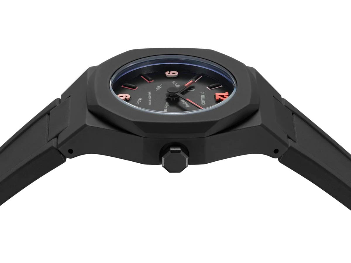 D1 Milano D1 Milano Nanochrome NCRJ04,  италия женские часы на браслете силикон боковой вид