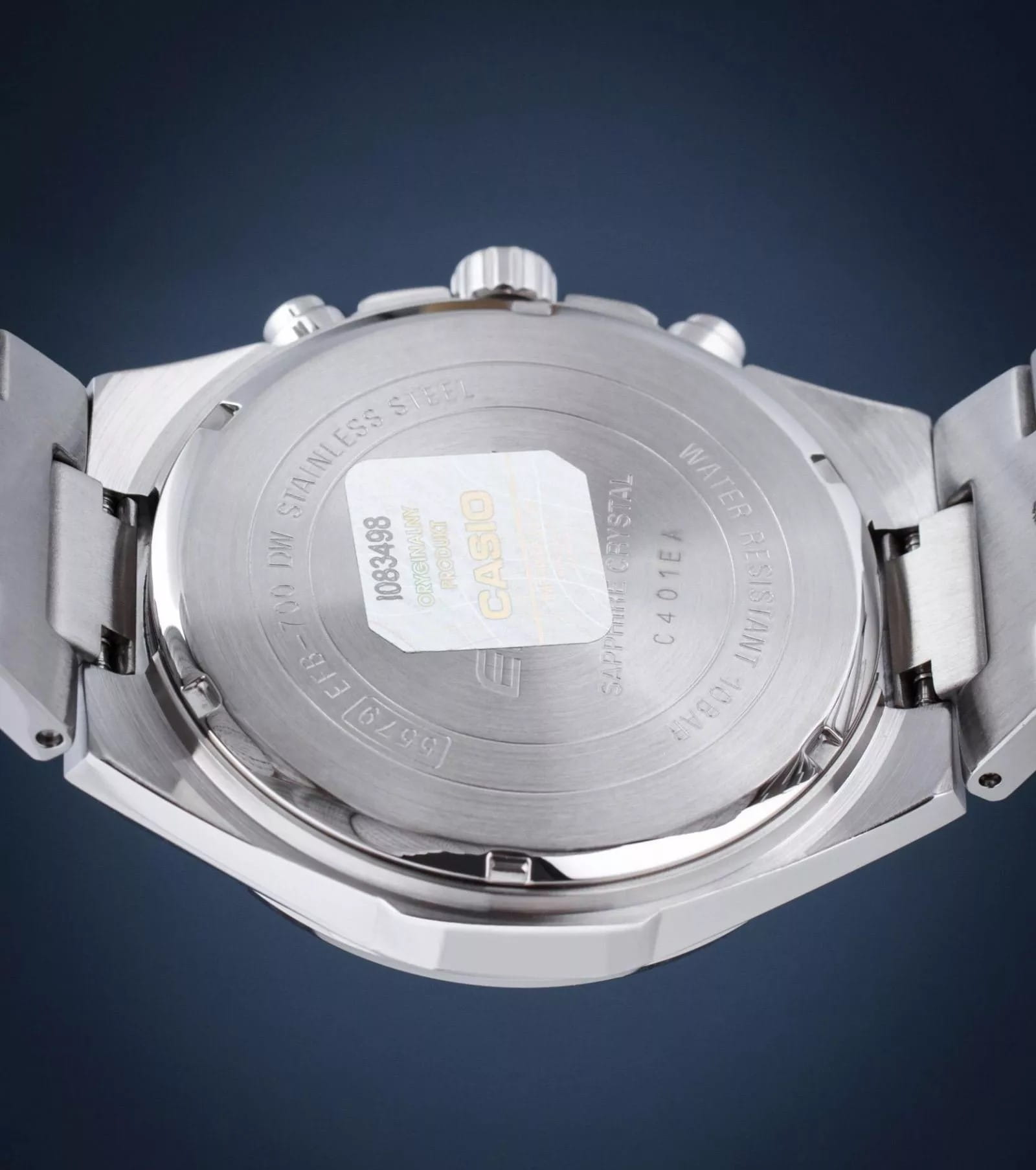Casio Casio Edifice EFB-700D-2A мужские часы синий циферблат на запястье