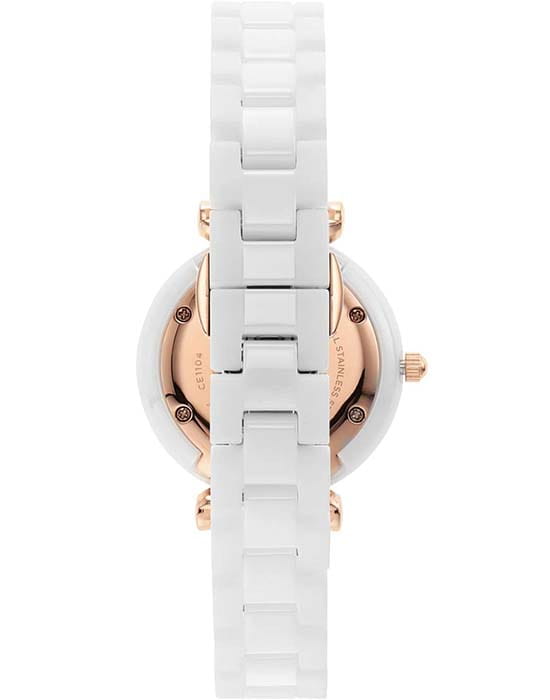 Fossil Fossil FB-01  CE1104,  сша женские часы на браслете керамика боковой вид