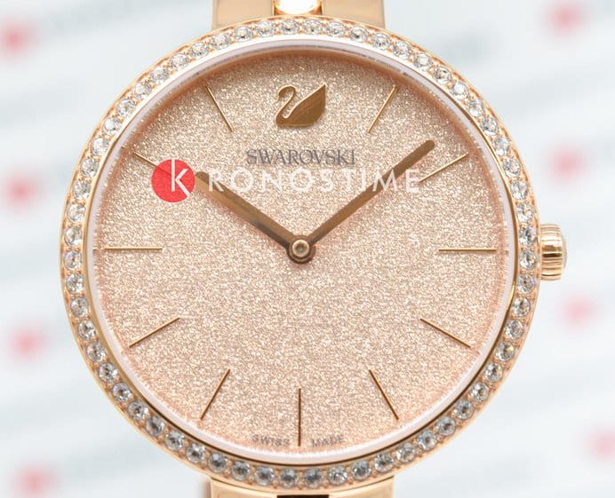 Swarovski Swarovski Cosmopolitan 5517800,  швейцария женские часы на браслете сталь c pvd покрытием боковой вид