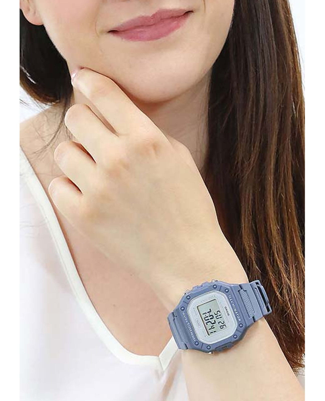 Casio Casio Collection W-218HC-2AVEF  - задняя крышка пластик корпуса, япония часы