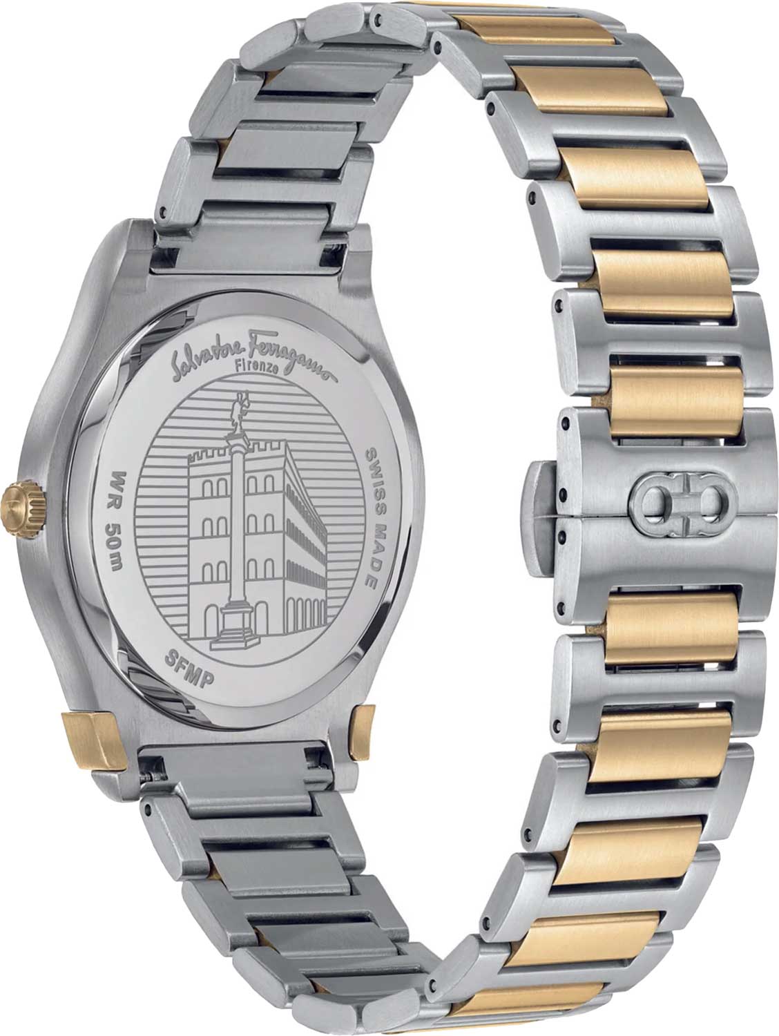 Salvatore Ferragamo Salvatore Ferragamo Gancini SFMP00722 , наручные мужские часы фото под углом