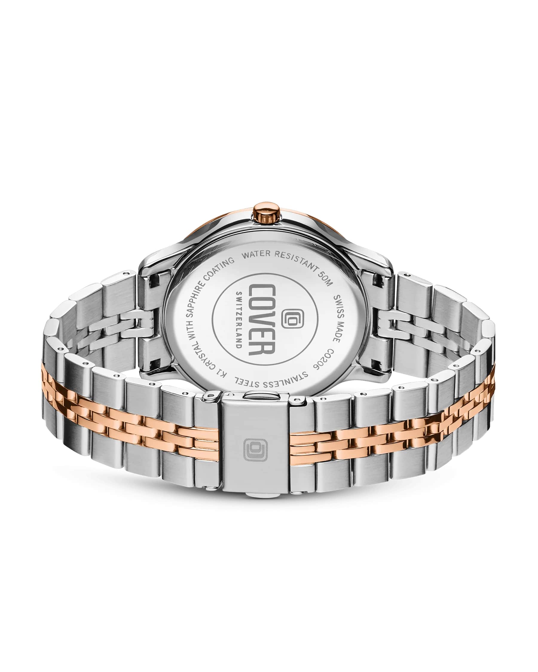 Cover Cover Saraya CO206.03,  швейцария женские часы на браслете нержавеющая сталь с pvd-покрытием боковой вид