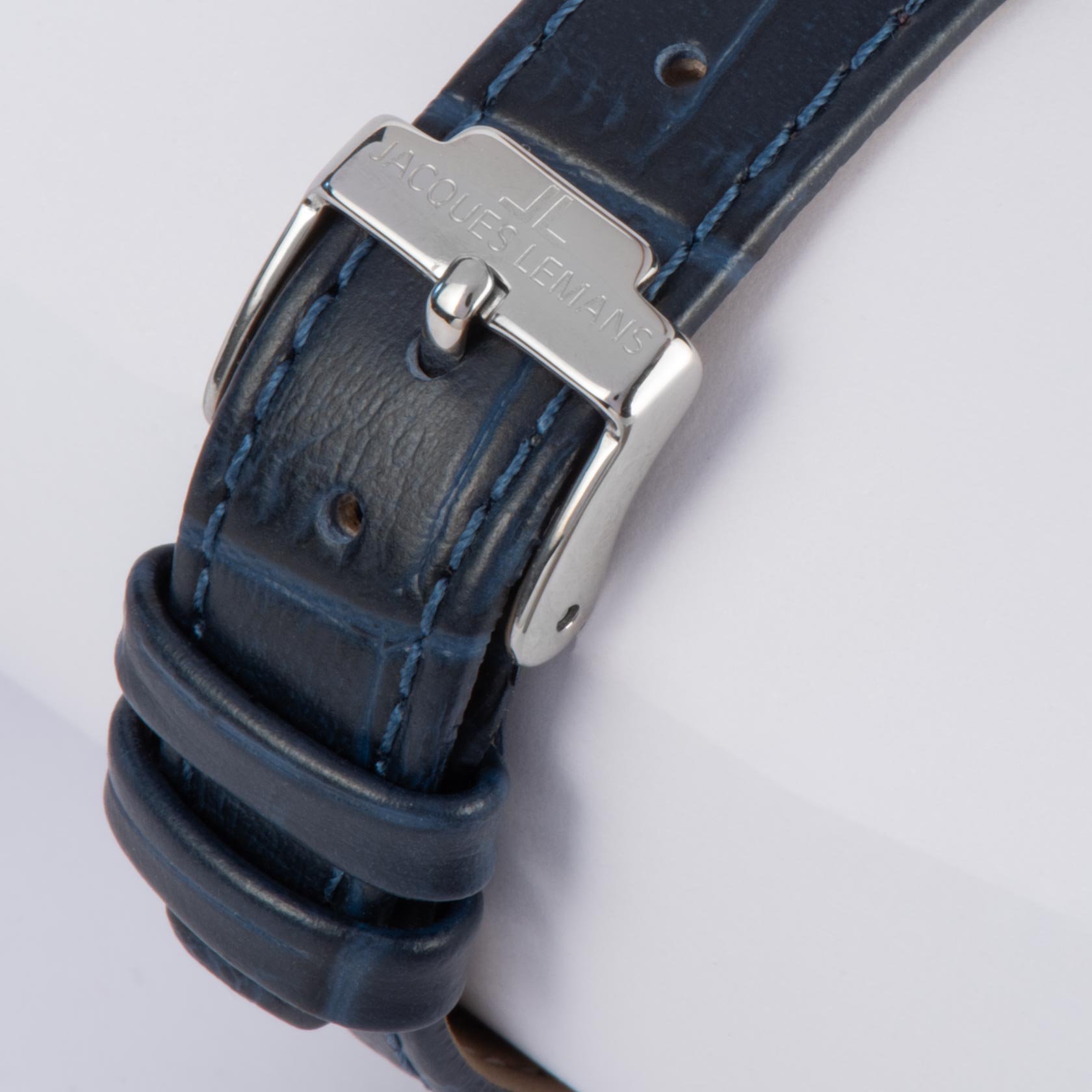 Jacques Lemans Jacques Lemans 1-2189C женские часы синий циферблат на запястье
