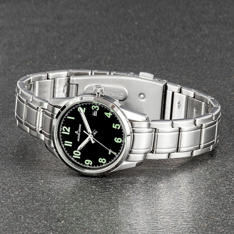 Оригинальные часы Jacques Lemans Jacques Lemans 1-2069C кварцевые калибр механизма  общий вид