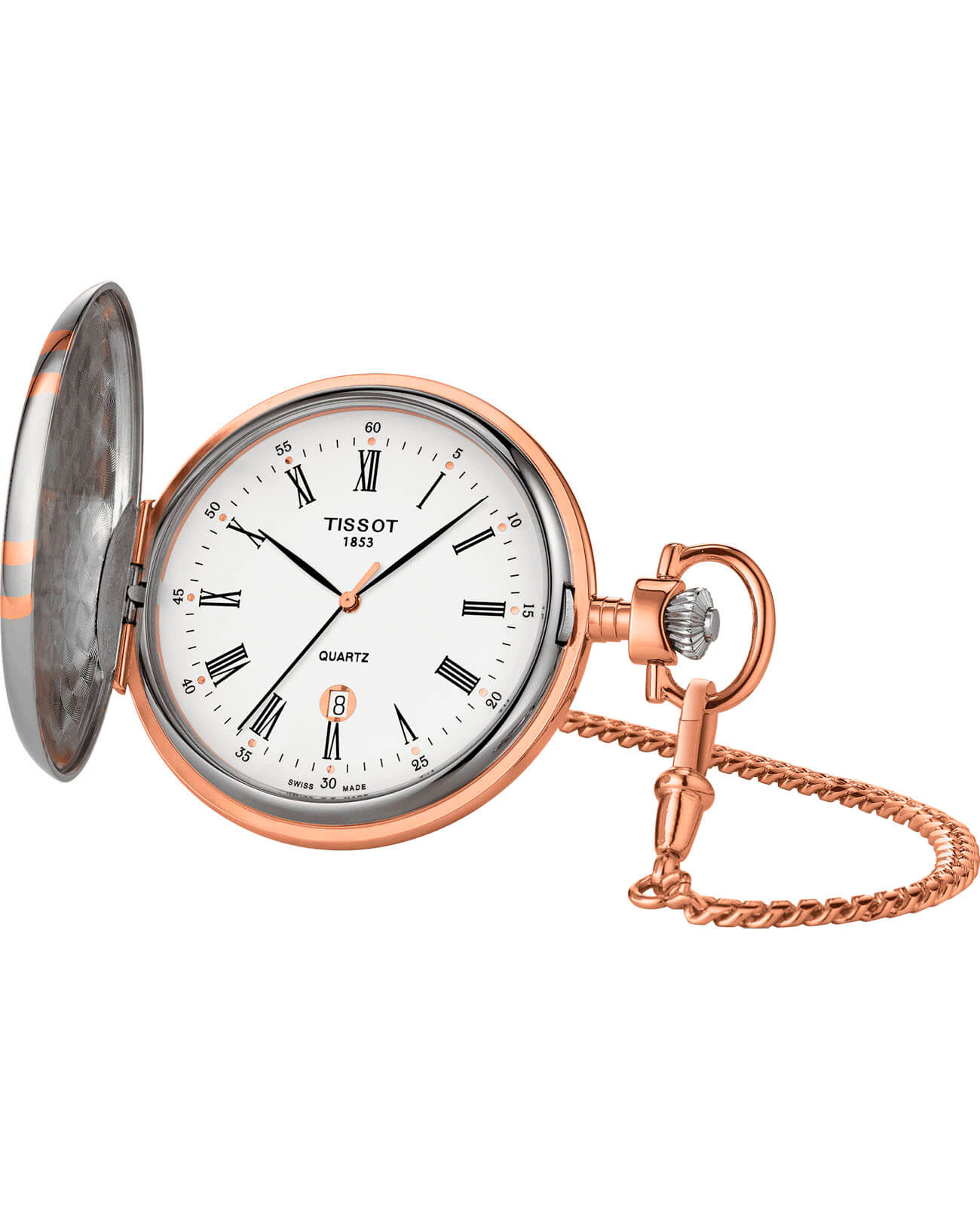 Tissot Tissot Savonette Quartz T862.410.29.013.00, t-pocket швейцария мужские часы на браслете не выбрано боковой вид