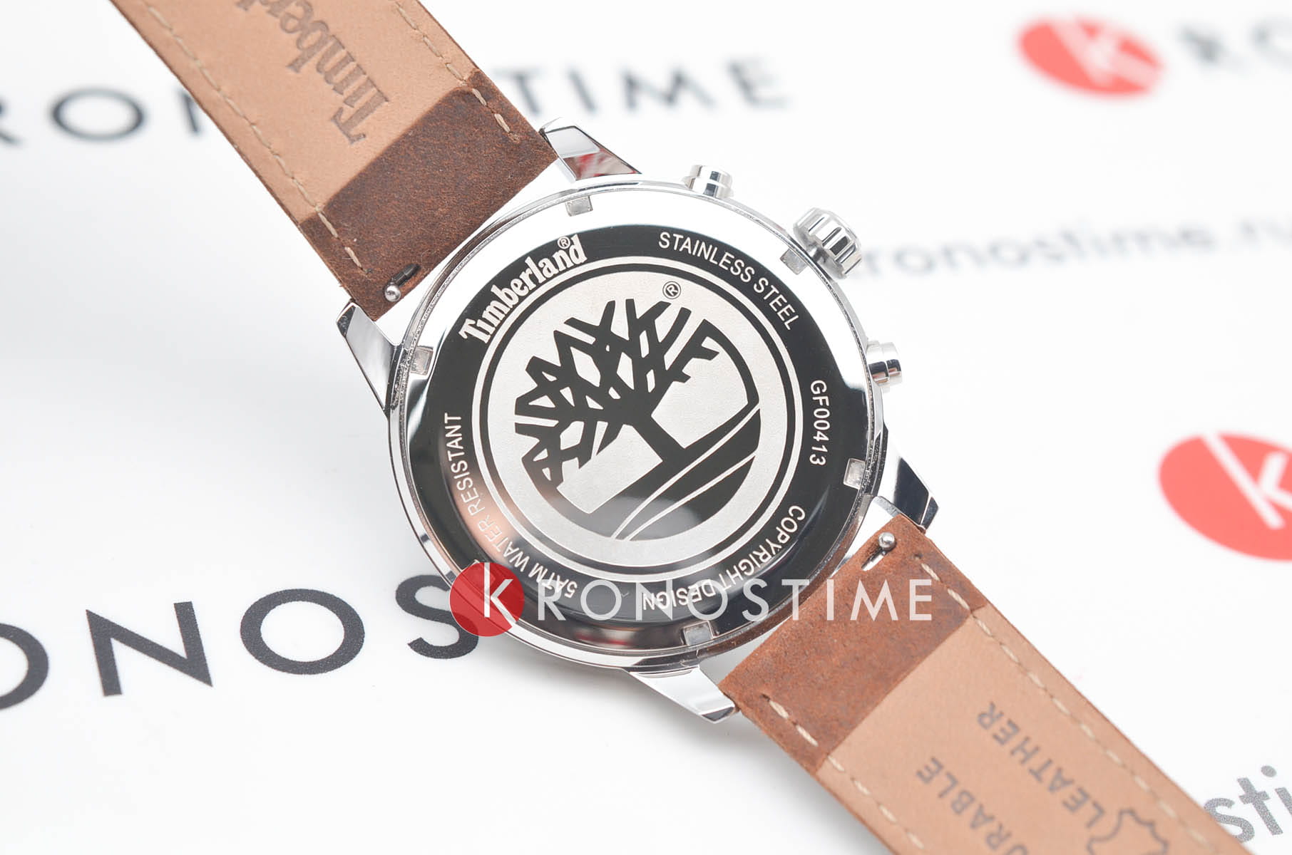 Timberland Timberland Parkman TDWGF0041301  - задняя крышка металл сталь корпуса, сша часы