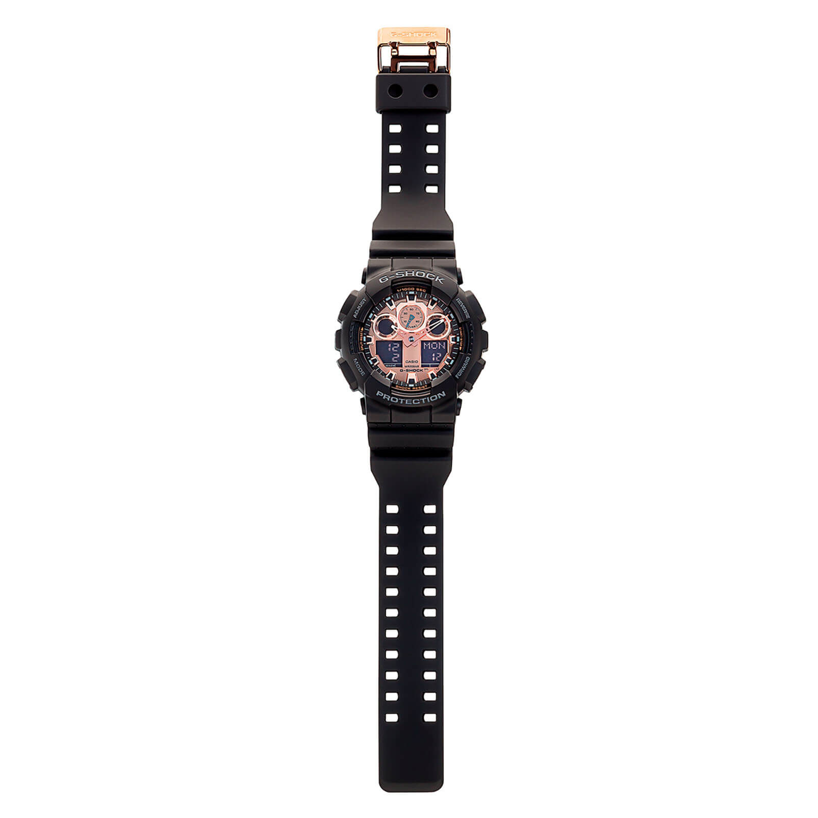 Casio GA-100MMC-1A мужские часы застежка крупным планом