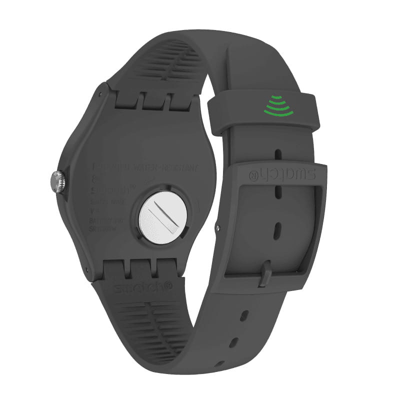 Swatch Swatch New Gent Swatch Pay! SVIM100-5300, gent швейцария мужские часы на браслете силикон боковой вид