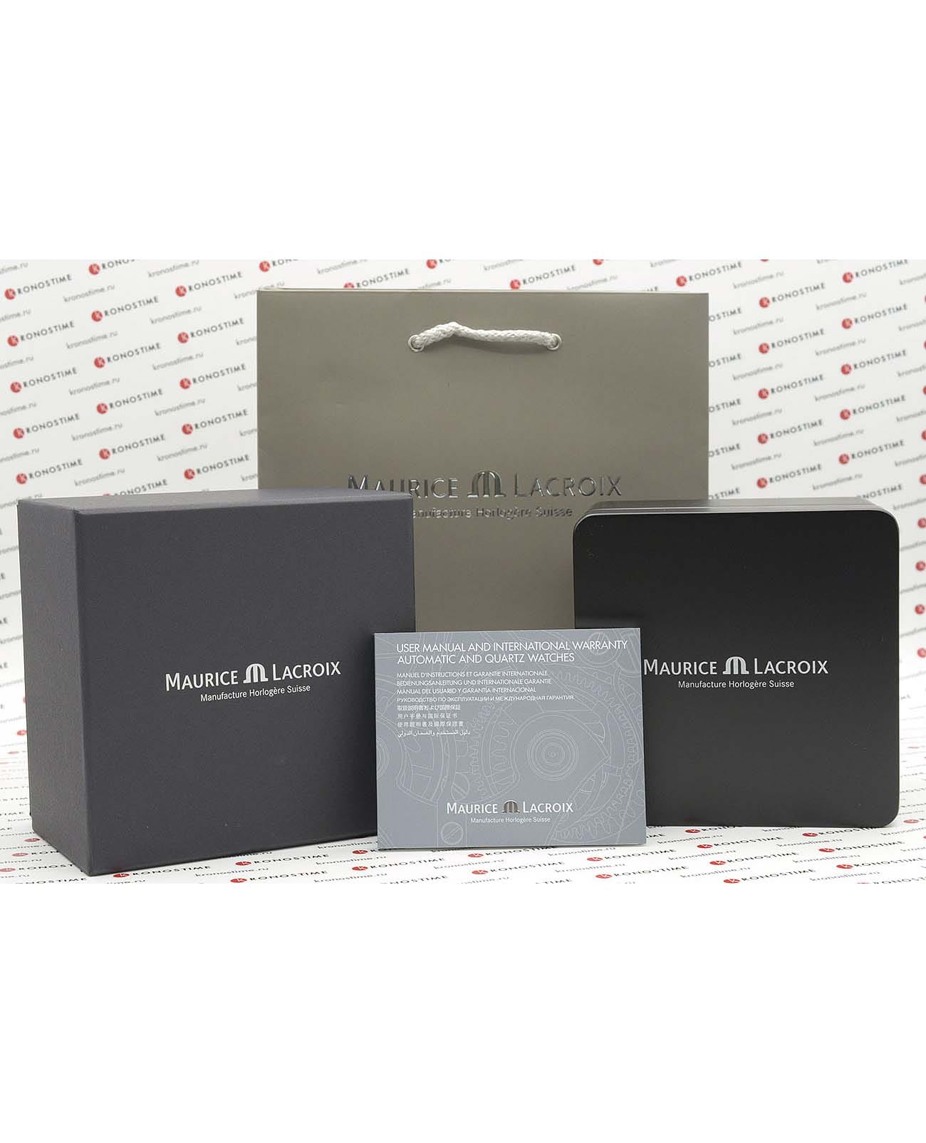 Maurice Lacroix PT6358-SS001-23E-2 мужские часы застежка крупным планом