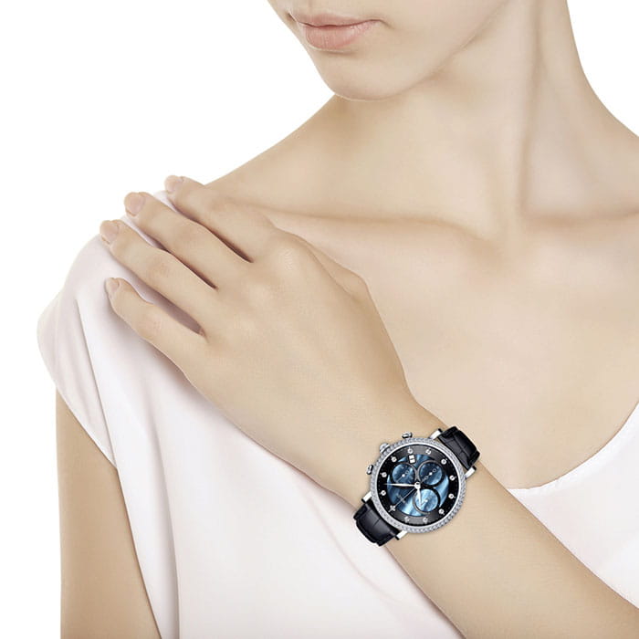 Sokolov 127.30.00.001.04.01.2 , наручные женские часы фото под углом