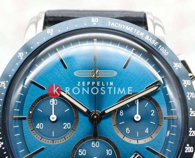 Zeppelin Zeppelin New York 88783,  германия мужские часы на браслете кожаный боковой вид