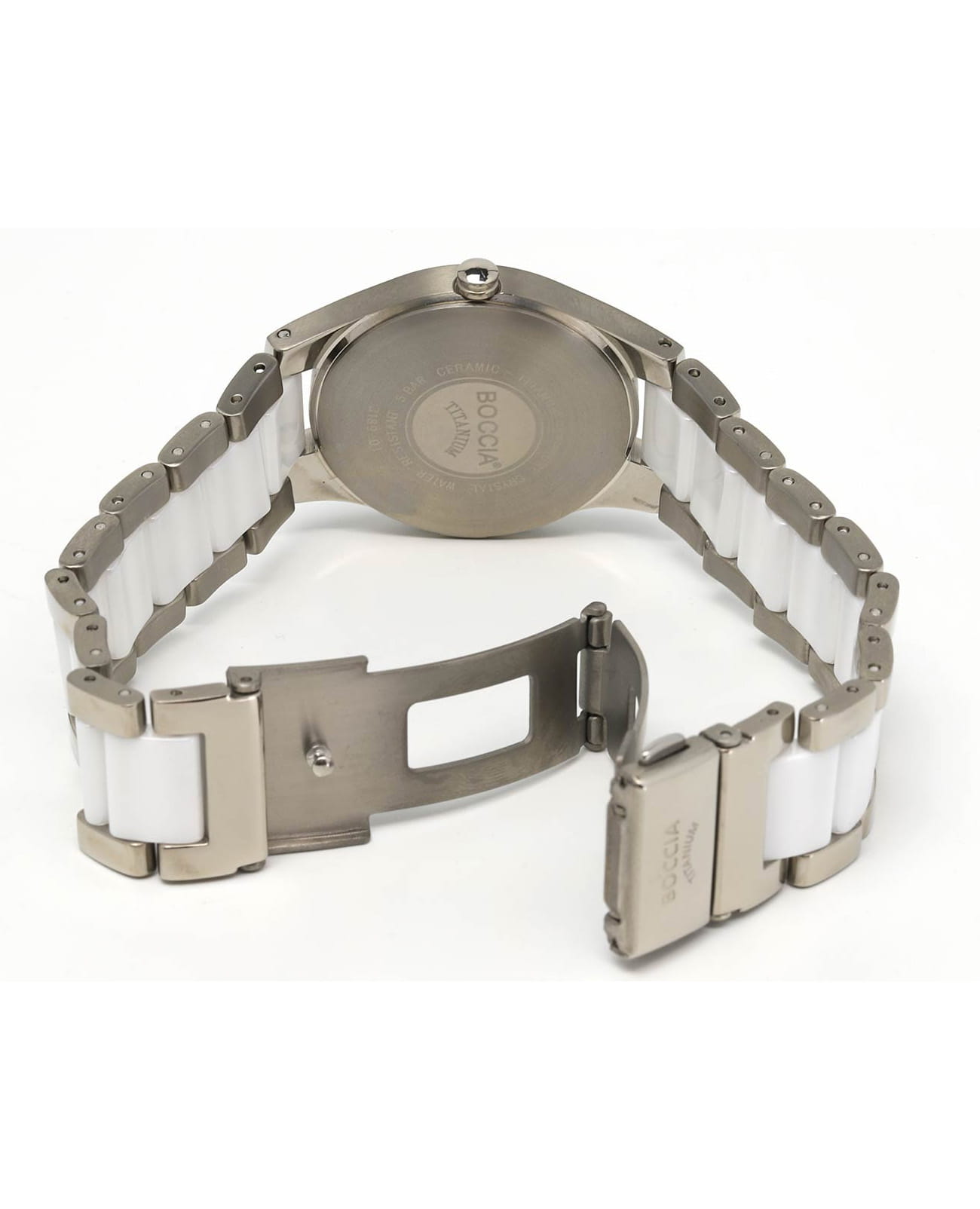 Boccia Titanium Boccia Titanium Circle-Oval 3189-01,  германия женские часы на браслете титан + высокотехнологичная плазменная керамика боковой вид