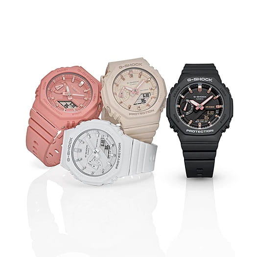 Casio Casio G-Shock GMA-S2100-1ADR (GMA-S2100-1A), g-shock япония женские часы на браслете пластик боковой вид