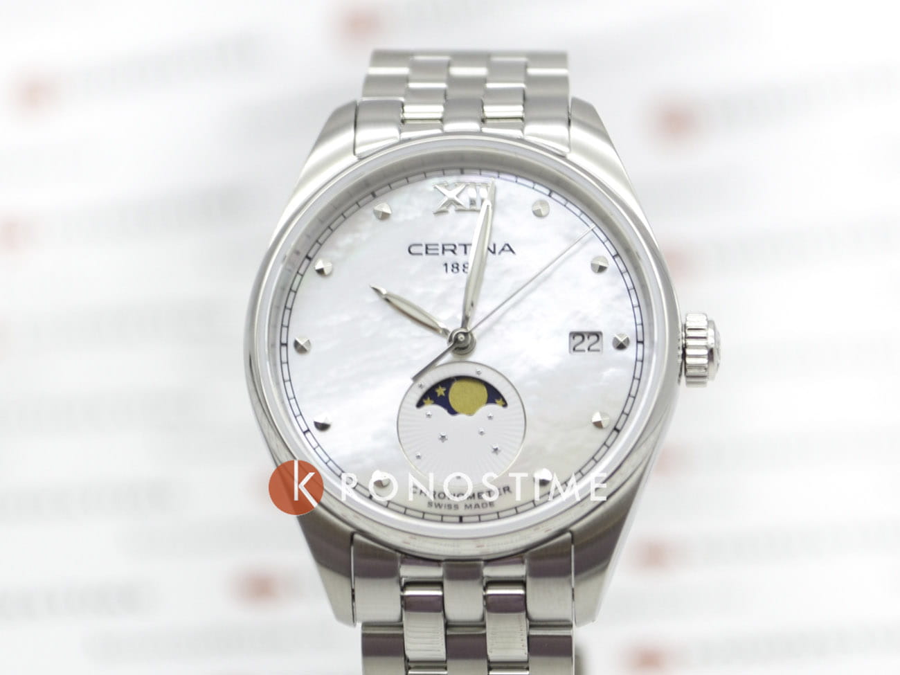 Certina Certina DS-8 Lady Moon Phase C033.257.11.118.00 DS 8 — детали корпуса и нержавеющая сталь