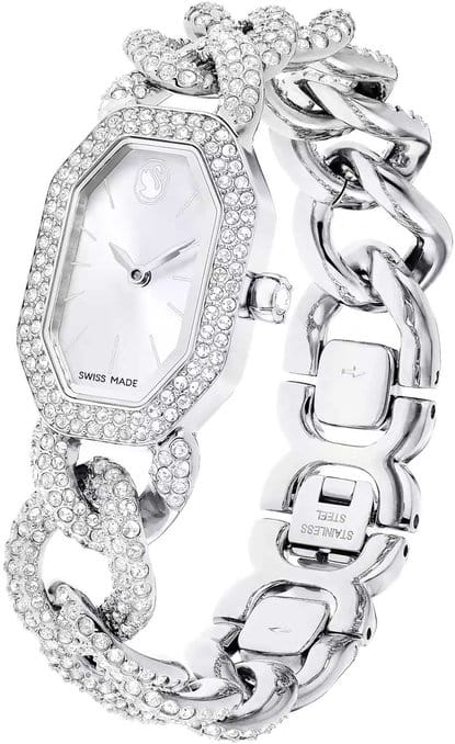 Swarovski Swarovski Dextera Chain 5668899,  швейцария женские часы на браслете нержавеющая сталь боковой вид