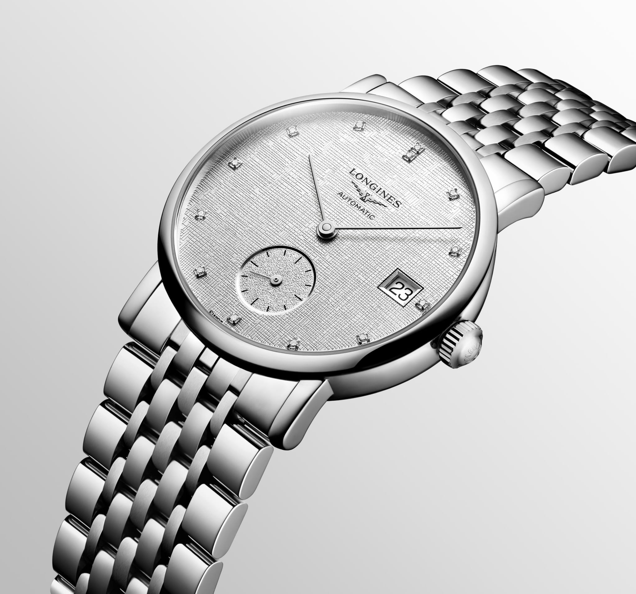 Оригинальные часы Longines Longines Elegant Collection L4.312.4.77.6 механические калибр механизма  общий вид