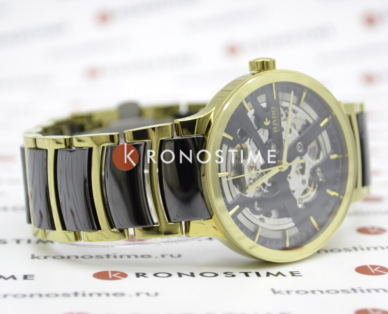 Rado Rado Centrix Automatic Open Heart R30180162 механические мужские часы часы крупный план черный циферблата