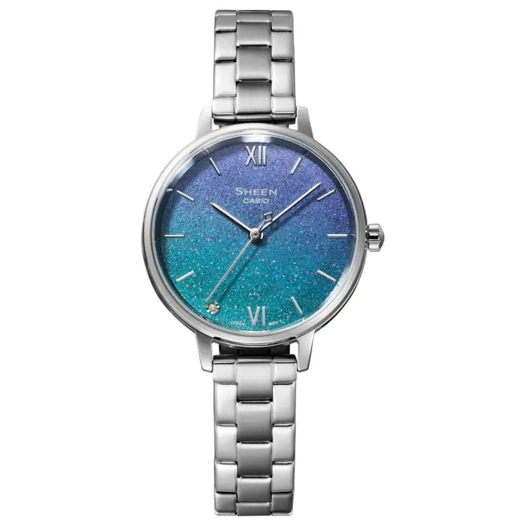 Casio Casio Sheen SHE-4548D-2A , наручные женские часы фото под углом