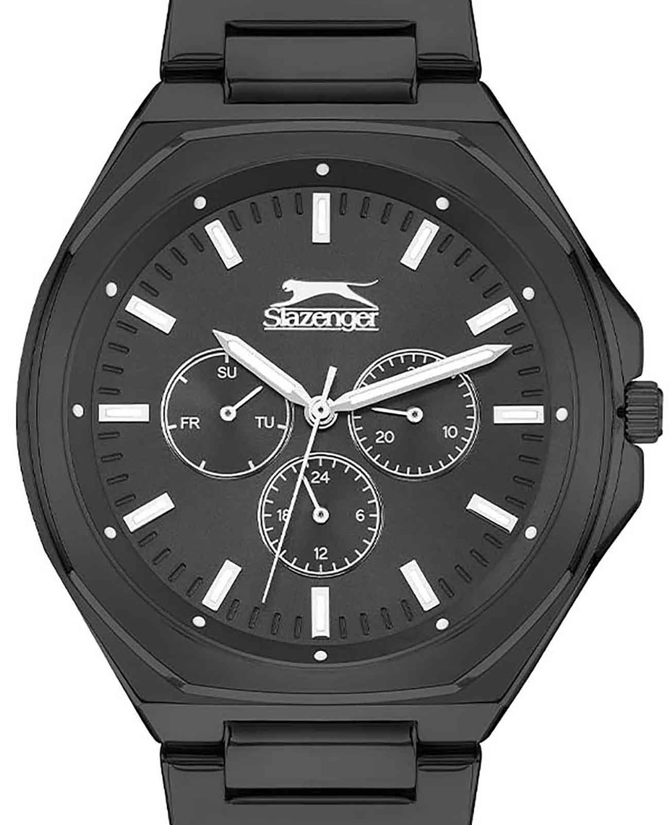 Slazenger Slazenger SL.09.2039.2.02,  англия мужские часы на браслете суперметалл с ip покрытием боковой вид