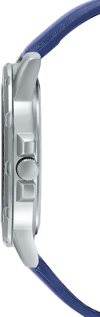 Casio Casio Collection MTP-VD200L-2B, collection япония мужские часы на браслете кожаный боковой вид