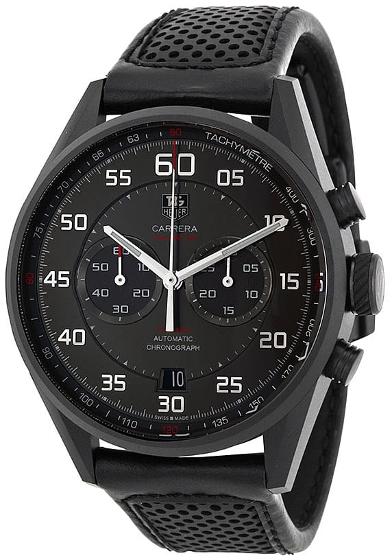 TAG Heuer TAG Heuer Carrera CAR2B80.FC6325, carrera швейцария мужские часы на браслете кожаный боковой вид