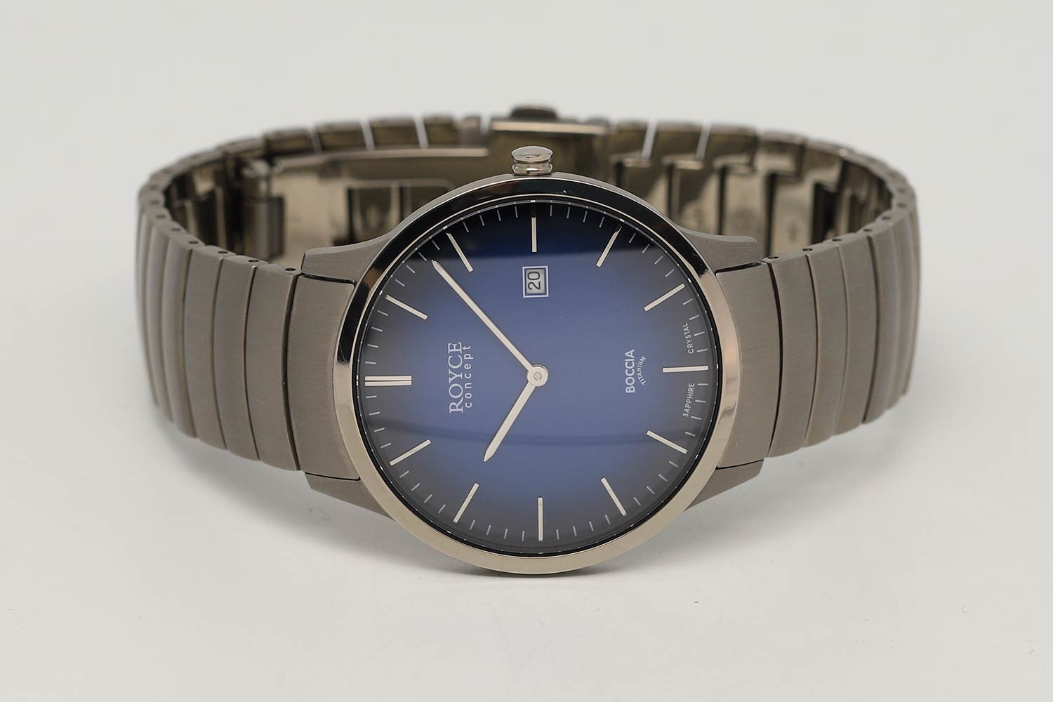 Boccia Titanium Boccia Titanium Circle-Oval 3645-03,  германия мужские часы на браслете титановый боковой вид