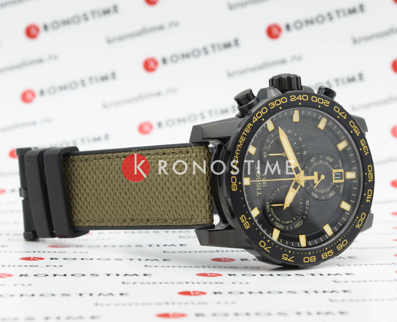 Оригинальные часы Tissot Tissot SuperSport Chrono T125.617.37.051.01 кварцевые калибр механизма eta g10.212 общий вид